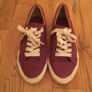 Frye Purple Kira Low Top Sneakers